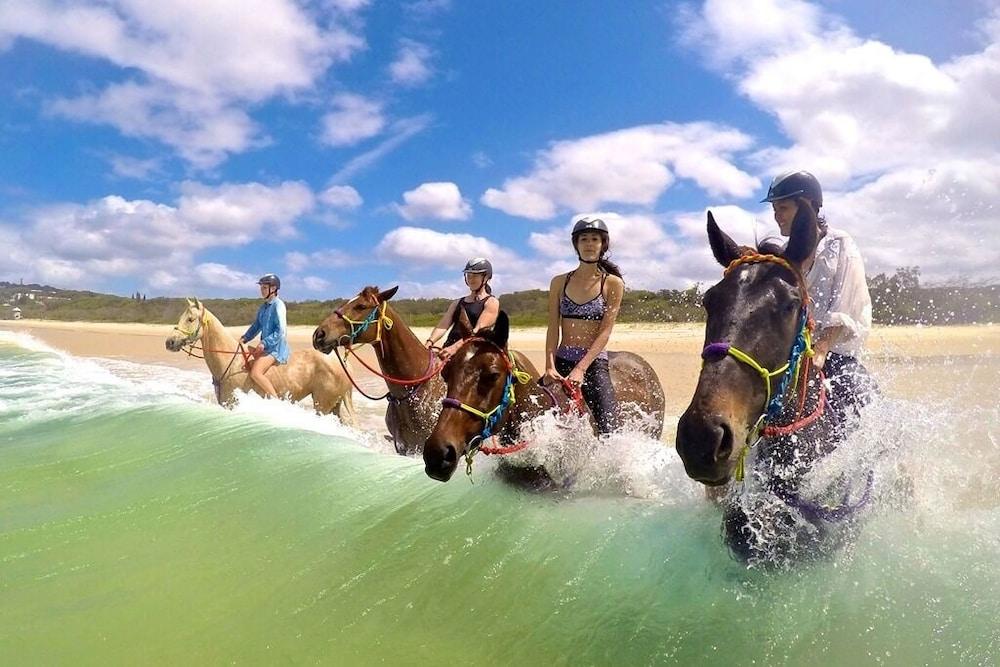 ריינבואו ביץ' Rainbow Getaway Holiday Apartments מראה חיצוני תמונה