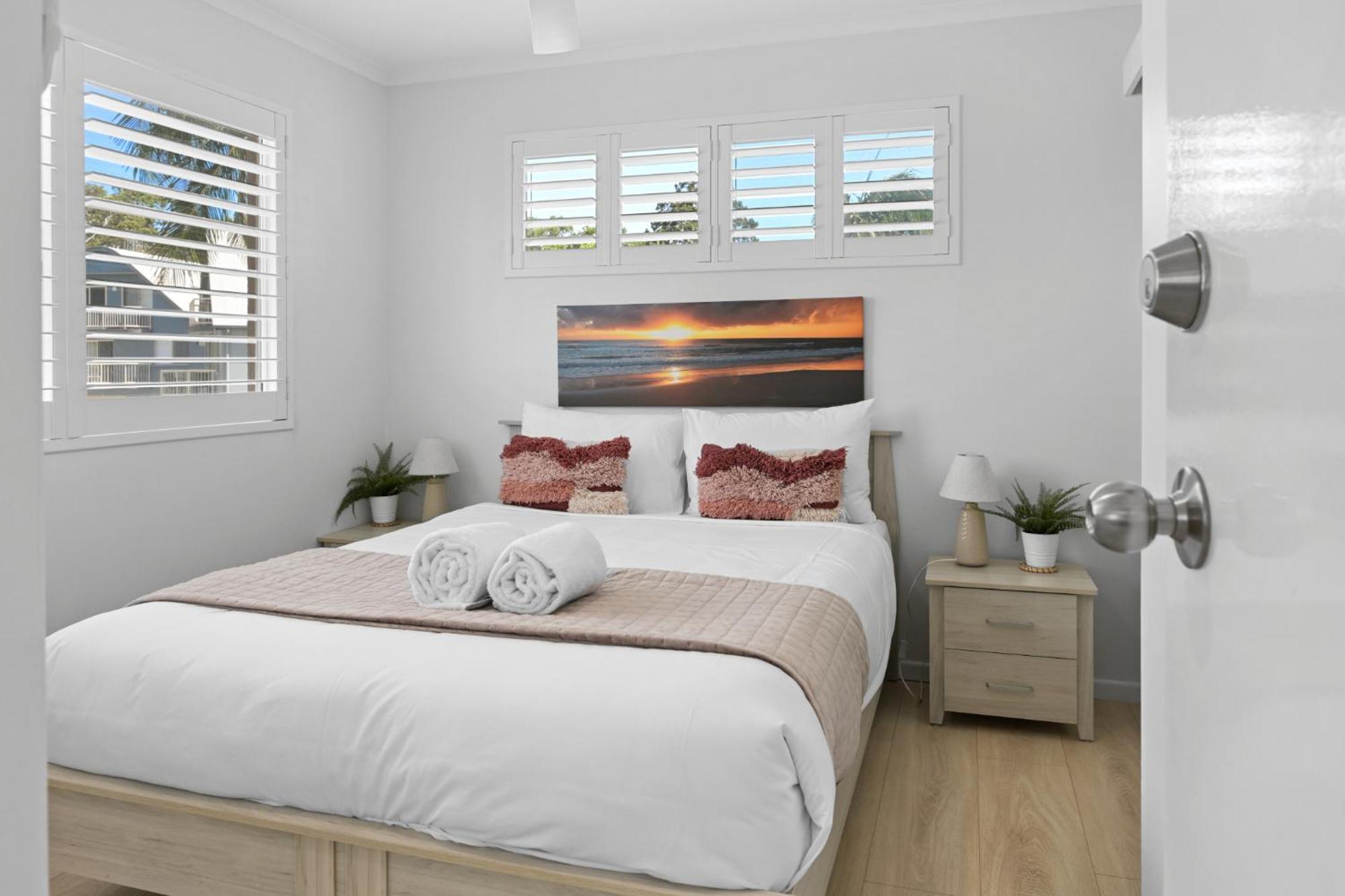 ריינבואו ביץ' Rainbow Getaway Holiday Apartments מראה חיצוני תמונה