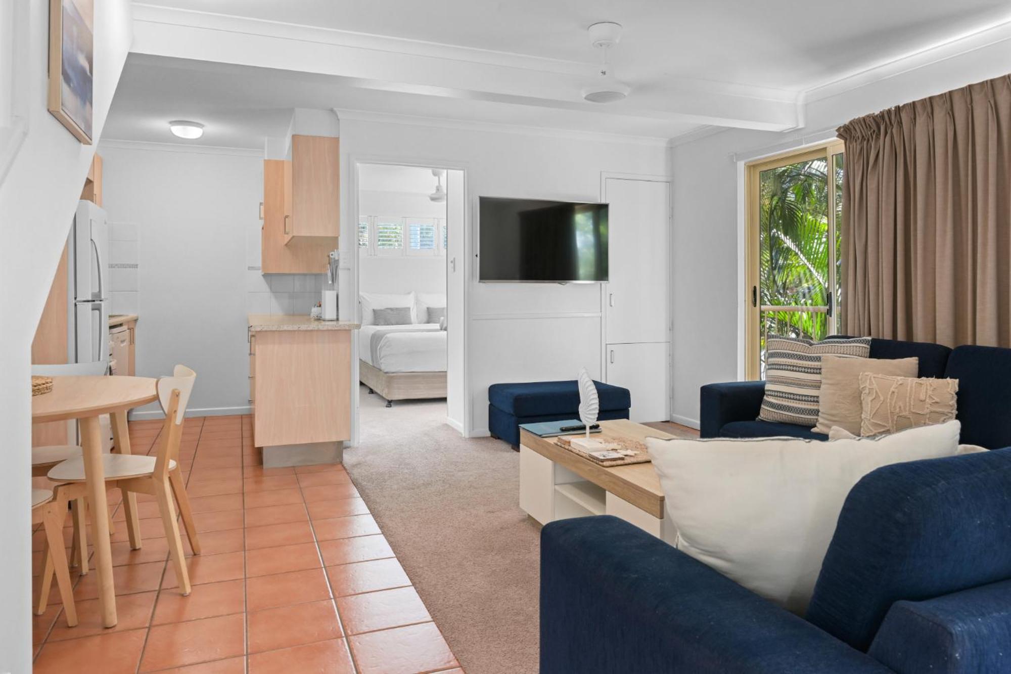 ריינבואו ביץ' Rainbow Getaway Holiday Apartments מראה חיצוני תמונה